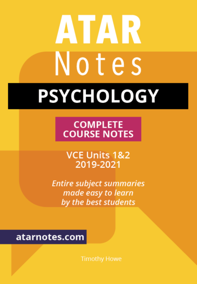 VCE Psychology Units 1&2 Notes