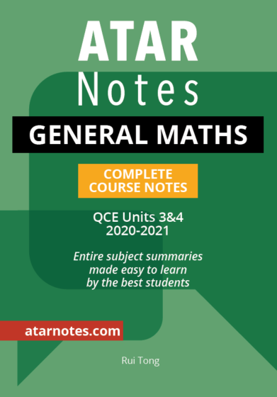 QCE General Maths Units 3&4 Notes