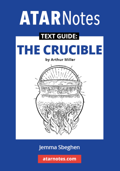 The Crucible Text Guide Cover