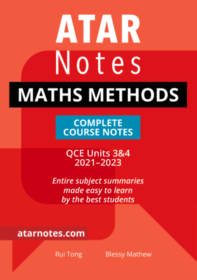 QCE Maths Methods Units 3&4 Notes (2021-2023)