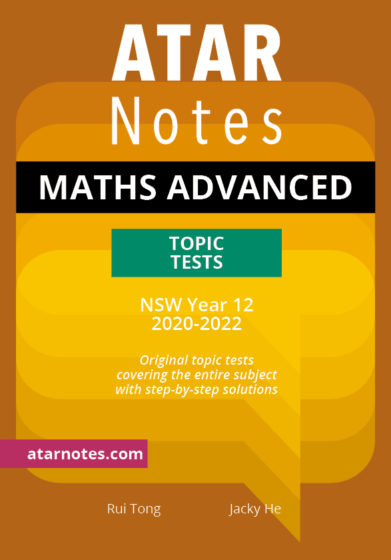 Year 12 Mathematics Advanced Topic Tests