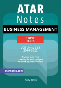 vce business management units 3&4 topic tests