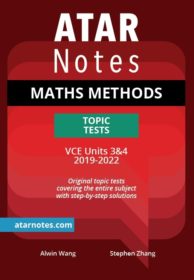 VCE Maths Methods Units 3&4 Topic Tests