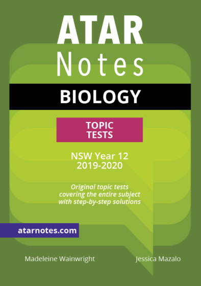 Year 12 Biology Topic Tests