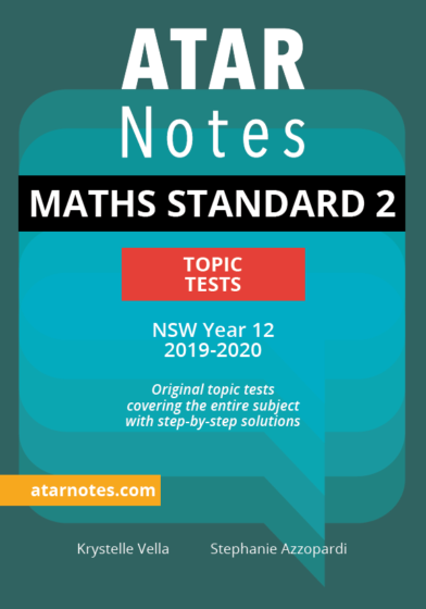 Year 12 Mathematics Standard 2 Topic Tests