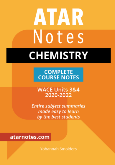 WACE Chemistry Units 3&4 Notes