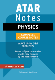 WACE Physics Units 3&4 Notes