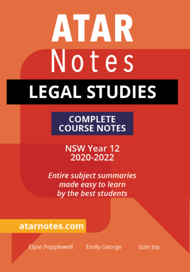 HSC Year 12 Legal Studies Notes