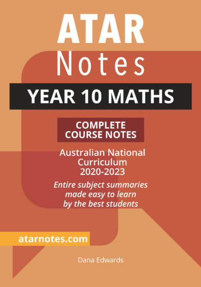 Year 10 Maths Notes Cover