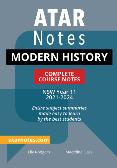 Year 11 Modern History Notes