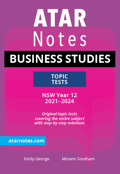HSC Year 12 Business Studies Topic Tests