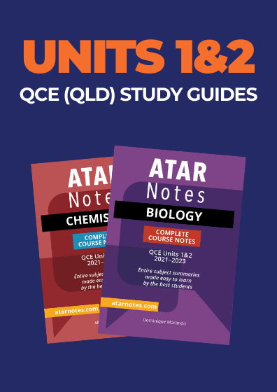 QCE Units 1&2 Study Guides