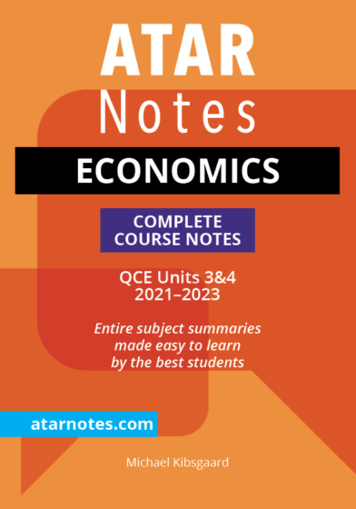 QCE Economics Units 3&4 Notes